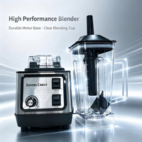 Mixeur Plongeant Électrique 2,5 L 5000 W Haute Puissance Multi-Vitesses pour Broyer la Glace, Jus et Préparer les Aliments – Usage Domestique et Commercial