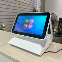 Terminal de Pago con Pantalla Táctil de 11.6 Pulgadas, Terminal de Pago con Código QR, Lector de Tarjetas NFC con Código QR para Android, para Tiendas Minoristas