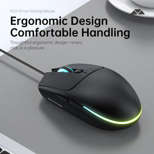 เมาส์เกมมิ่งแบบมีสาย รุ่น M300 น้ำหนักเบา ไฟ RGB ปรับได้ เงียบ สำหรับเล่นเกมและทำงาน พร้อมเซ็นเซอร์ออปติคอล - Product Image 5