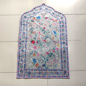 Tappeto da Preghiera Luccicante per Coppie, Design Moderno Kilm e <span class=keywords><strong>Persiano</strong></span> per Matrimoni Islamici, Eid o Pellegrinaggio - Idea Regalo Musulmana Elegante - Product Image 3