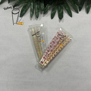 Papel de cigarrillos moderno marrón sin blanquear de 109 mm, papel pre-enrollado de color personalizado. - Product Image 4