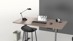 โต๊ะยืนไฟฟ้าปรับความสูงได้47.2 "* 41.7" ตั้งโต๊ะอิเล็กทรอนิกส์อัจฉริยะพร้อมมอเตอร์เดี่ยว - Product Image 2