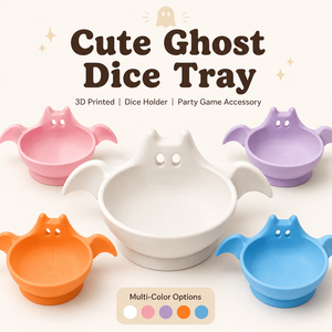 Adorabile Vassoio Porta Dadi in PLA a Forma di Ali di Fantasma con Motivo Animale, Accessorio Kawaii per Giochi, Ideale per Compleanni e Battesimi - Product Image 2