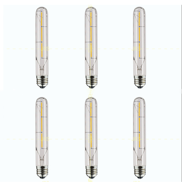 T30 Tubular Bulbs Led Bulb E26 2700k 60-watt Incandescent Equivalent 7.3 Inch Long Tube Light Bulb