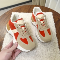 Nouvelles baskets de course décontractées à semelle épaisse et taille ajustée, style printemps 2026, avec semelle extérieure en caoutchouc, pour la marche