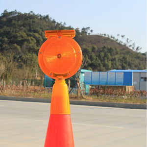 Nhấp nháy ánh sáng an toàn đường bộ năng lượng mặt trời giao thông nón nóng lên dẫn ánh sáng - Product Image 2