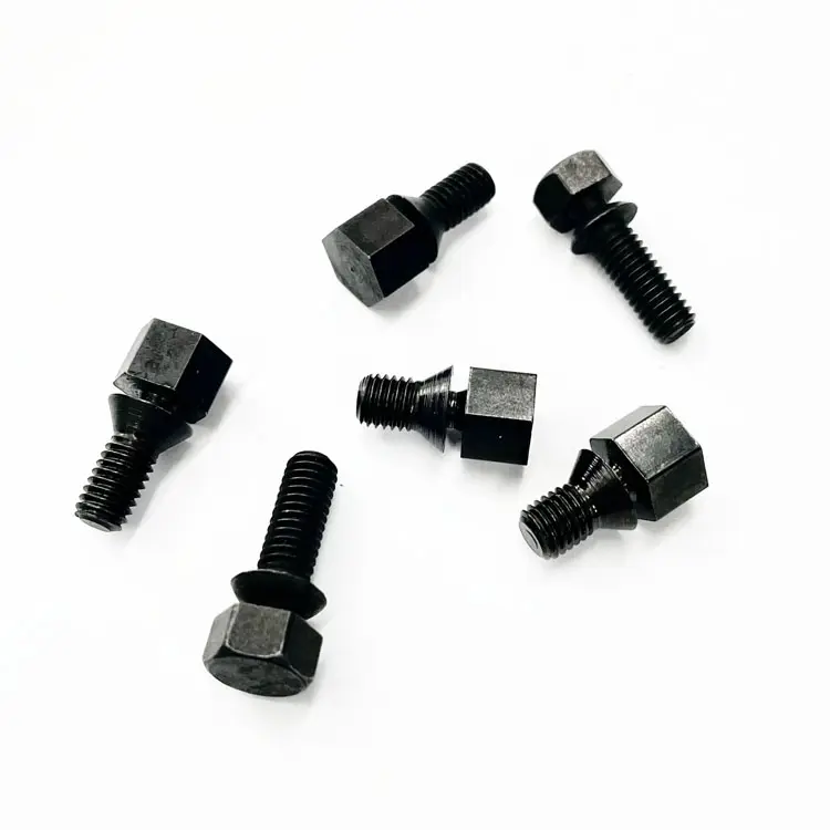 Manufacturers customize high quality carbon steel black hex locking screws custom hardware parts