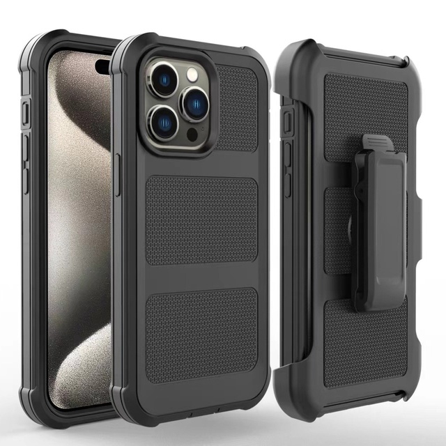 Protector Mobile Phone Heavy Duty Rugged Case Holster Kickstand Defender Hard Cover for iPhone 17 Pro Max with Belt Clip for S26