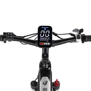 Vélo électrique tout-terrain Bodywel M275 avec batterie intégrée 36V 250W, moteur roue arrière, 10 vitesses, 25 km/h, autonomie 80 km, cadre en aluminium, suspension Bodywel - Product Image 2