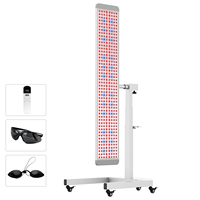 Expédition gratuite depuis l'entrepôt américain, panneau de luminothérapie infrarouge à écran tactile avec commande vocale, pour le corps entier et le visage, pour spa, salon, usage domestique