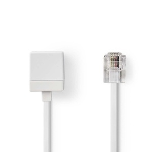 Cable de Extensión Telefónica Rj11 Macho-Hembra de 10m para Conexión Telefónica - Product Image 1