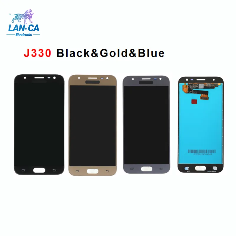 ЖК-экран без рамки, запчасти для мобильного телефона Samsung J330/J3pro 2017 J327/J3prime, ЖК-экран для телефона