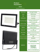 Projecteur à réflecteur extérieur 100w 200w 300w 110V 220V pour jardin et cour