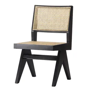 Designer Indian Solid beech wood rattan PJ dining chair