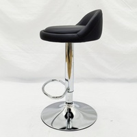 Tabourets de bar en cuir PU à prix d'usine, chaises hautes pour cuisine, base en métal, pivotants, pour restaurant, café, bar
