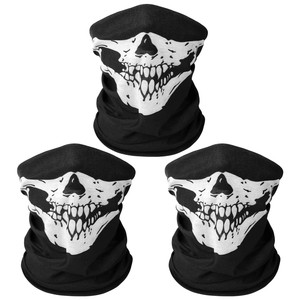 DiULi Set di 3 Maschere Balaclava Unisex Traspiranti per <span class=keywords><strong>Moto</strong></span>/Ciclismo, Protezione UV, Antivento, Elastico e Regolabile - Product Image 5