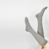 Nouvelles chaussettes mi-mollet pour femme, printemps-été, ultra-fines, souples, respirantes, amincissantes, tricot haute densité 240N, style preppy, luxe léger, usage quotidien