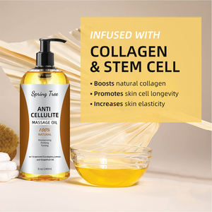 Krim Pijat Murni Pelangsing Tubuh Anti Selulit Pengencang Kulit Ekstrak Tanaman Panas Label Pribadi untuk Wanita - Product Image 3