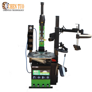 Desmontadora de Neumáticos Semiautomática ChenTuo CT-703 de Alta Calidad para Camiones/Automóviles, 220V, Certificación CE, Motor de 0.75kW, Brazo de Asistencia para <span class=keywords><strong>Cambio</strong></span> de <span class=keywords><strong>Ruedas</strong></span> - Product Image 5