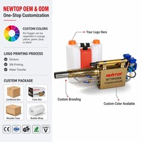 Pulvérisateur thermique professionnel 12L à batterie lithium, en acier inoxydable 316, grande surface, moteur puissant, haute productivité, pour la lutte antiparasitaire agricole