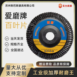 Disques de polissage à lamelles Aimo, largeur de face 1 pouce, épaisseur 0,188 pouce, roues abrasives plates en tissu enduit pour meuleuses d'angle - Product Image 5