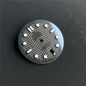 Quadrante in Ceramica Nero Blu BGW9 Luminoso da 31,5mm per Movimento ETA2824, Accessori di Ricambio per Orologi Subacquei Master 300m - Product Image 4