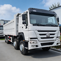 Camion benne d'occasion Sinotruk HOWO 371 8X4 6X4 robuste, idéal pour la construction, l'exploitation minière et le transport longue distance