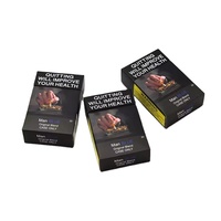 Boîtes d'affichage de papier de cigare de tabac Boîtes vides de paquets de cigarettes