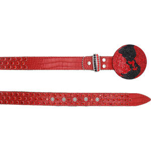 Bling Bling Western Strass Ceinture Perle Strass Ceinture Femmes pour B Simon Ceinture - Product Image 5