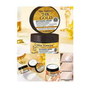 Crema Corpo Oro 24K per una Pelle Radiosa 50ml Crema Viso Sbiancante Certificata GMP Fornitore all'Ingrosso con Opzioni OEM Disponibili - Product Image 1