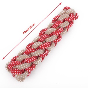 Giocattolo per Cani Intrecciato Annodato, Ecologico in Nylon e Cotone, Resistente ai Morsi, per Cani di Taglia Media/Piccola - Product Image 4