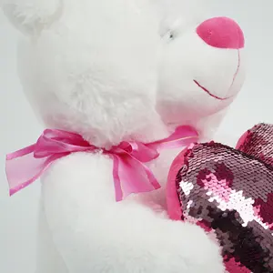 Urso de pelúcia, novo design personalizado de dia dos namorados, brinquedo de pelúcia, para presentes