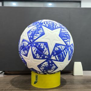 Ballon de football personnalisable en cuir PU taille 4/5, directement de l'usine, avec logo pour la vente en gros - Product Image 1