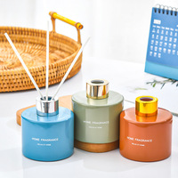 Nouveau design de maison de luxe noir bleu rose vert bouteille de parfum 140ml bouteille de diffuseur de roseau bouteilles de diffuseur de verre vides