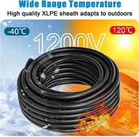 10AWG PV1-F Solarkabel 1500V TÜV UL zertifiziertes PV-Kabel 4mm² Kupfer Solar-Verlängerungskabel für Solaranlagen