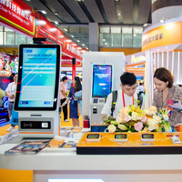 Terminal de paiement multifonctionnel en libre-service Kiosque de 18.5 pouces avec carte/bracelet de recharge pour aire de jeux intérieure