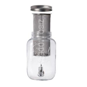 1 جالون جرة زجاجية المشروب البارد صانع القهوة/موزع مع فلتر و حنفية-يخمر القهوة المثلجة/ماكينة إعداد الشاي - Product Image 3