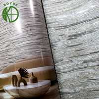 Papier peint vinyle PVC gris de luxe, imperméable, design européen, installation facile, chambre, salon, hôtel, salle à manger, hôpital, garantie 1 an