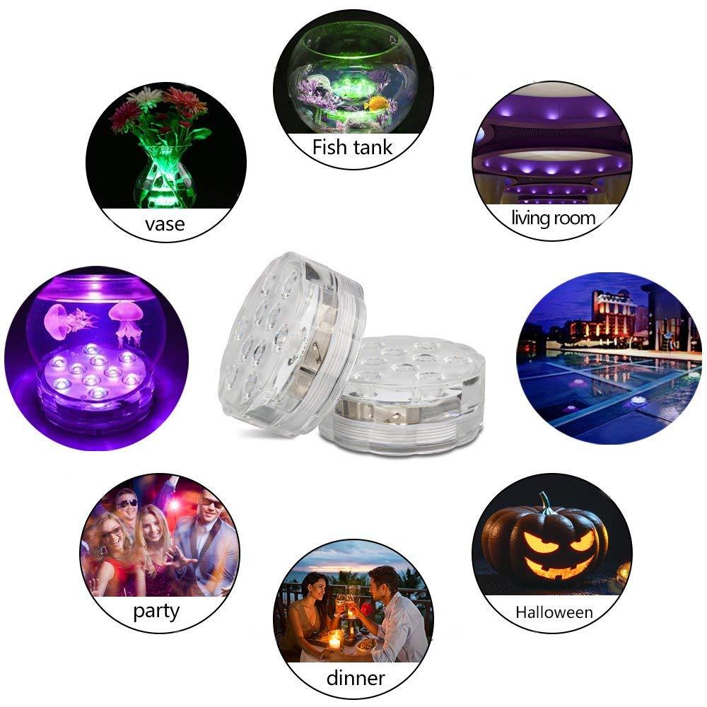 NEW LED Swimming Pool Underwater Light Type Pool Light RGB for IP68 Floating Pool Light Plastic RF Control 150
