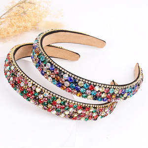 Diadema de Pedrería Hua Liyu, Accesorio para el Cabello Artístico y Retro para Mujer, Hecho a Mano - Product Image 4