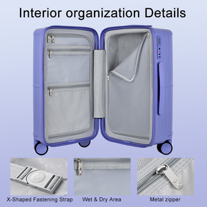 Juego <span class=keywords><strong>de</strong></span> Maletas Rígidas Personalizadas <span class=keywords><strong>de</strong></span> PC con Ruedas Giratorias, Maleta <span class=keywords><strong>de</strong></span> Viaje con Logotipo OEM para Venta al por Mayor - Product Image 2