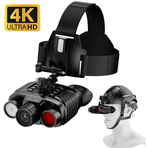 4500mAh pin f0.8 Khẩu độ lớn 32GB thẻ nhớ cho hình ảnh và video Đèn pin 8X Zoom La bàn 4K Kính nhìn đêm - Product Image 1