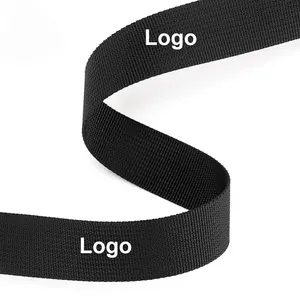 נמוך MOQ לוגו מותאם אישית עיצוב מודפס ניילון חגורה רצועת מטען ניילון חגורה תיק משמש ניילון חגורה עם מותאם אישית לוגו