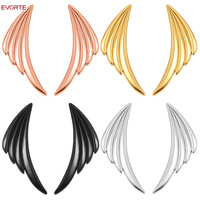 Evorte Classic, boucles d'oreilles en acier inoxydable 316L, tunnels pour oreilles, 0G 1G, dilatateurs, poids pour oreilles, bijoux de piercing corporel, ailes