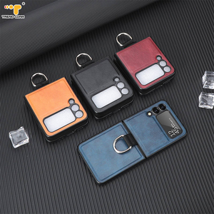 New Arrival Luxury PU Leather Mobile Phone Case <strong>Handy</strong> Key Ring <strong>Holder</strong> for Samsung Z Flip 3 2026 Handbag Cover Accessory - Product Image 3
