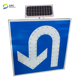 Signalisation de signalisation Led clignotante et photovoltaïque pour allée, signalisation de guidage de sécurité, signalisation de circulation à énergie solaire - Product Image 3