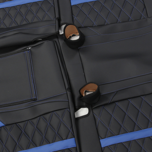 Coprisedile Personalizzato GANE 26 Anni Nuovo Adatto per <span class=keywords><strong>Volkswagen</strong></span> Golf Interni in Pelle Resistente all'Usura Traspirante Nero Blu - Product Image 4