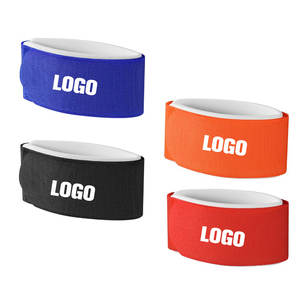 Sangle de ski personnalisée pour homme, fermeture auto-agrippante réglable, fixation antidérapante durable pour débutant, impression noire de haute qualité, logo personnalisé - Product Image 1