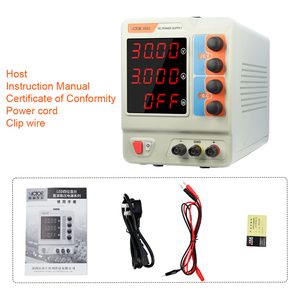 แหล่งจ่ายไฟฟ้ากระแสตรงแบบปรับค่าได้ Victor 0-30V 0-5A พร้อมหน้าจอสีขนาดใหญ่ ป้องกันกระแสเกิน (OVP) กระแสเกิน (OCP) และอุณหภูมิเกิน (OTP) - Product Image 2