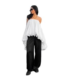 Abito retrò in stile francese a tinta unita <span class=keywords><strong>senza</strong></span> spalline e <span class=keywords><strong>senza</strong></span> maniche - Product Image 1